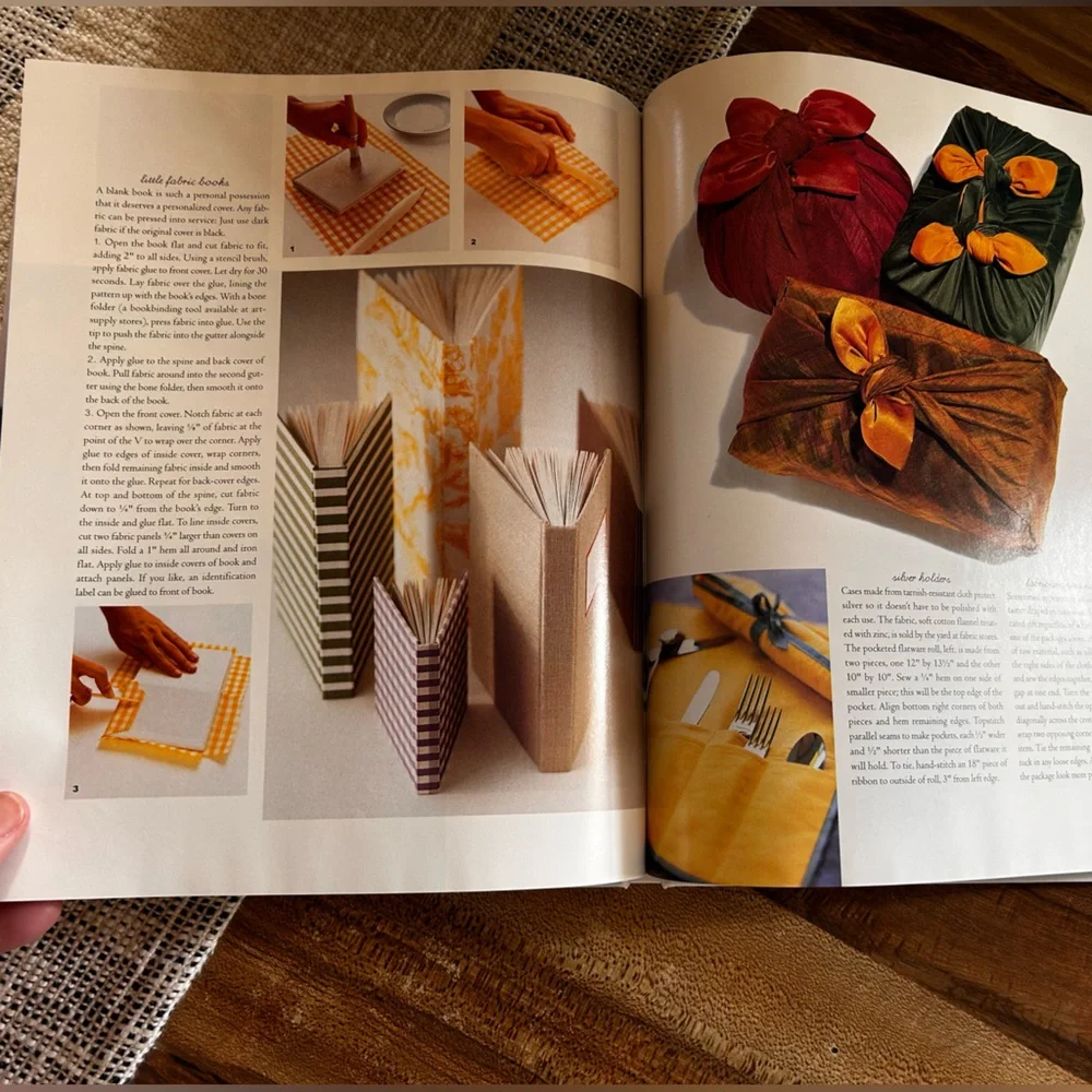 Martha Stewart Vintage Hardcover Book Handmade Christmas Craft Book Holiday